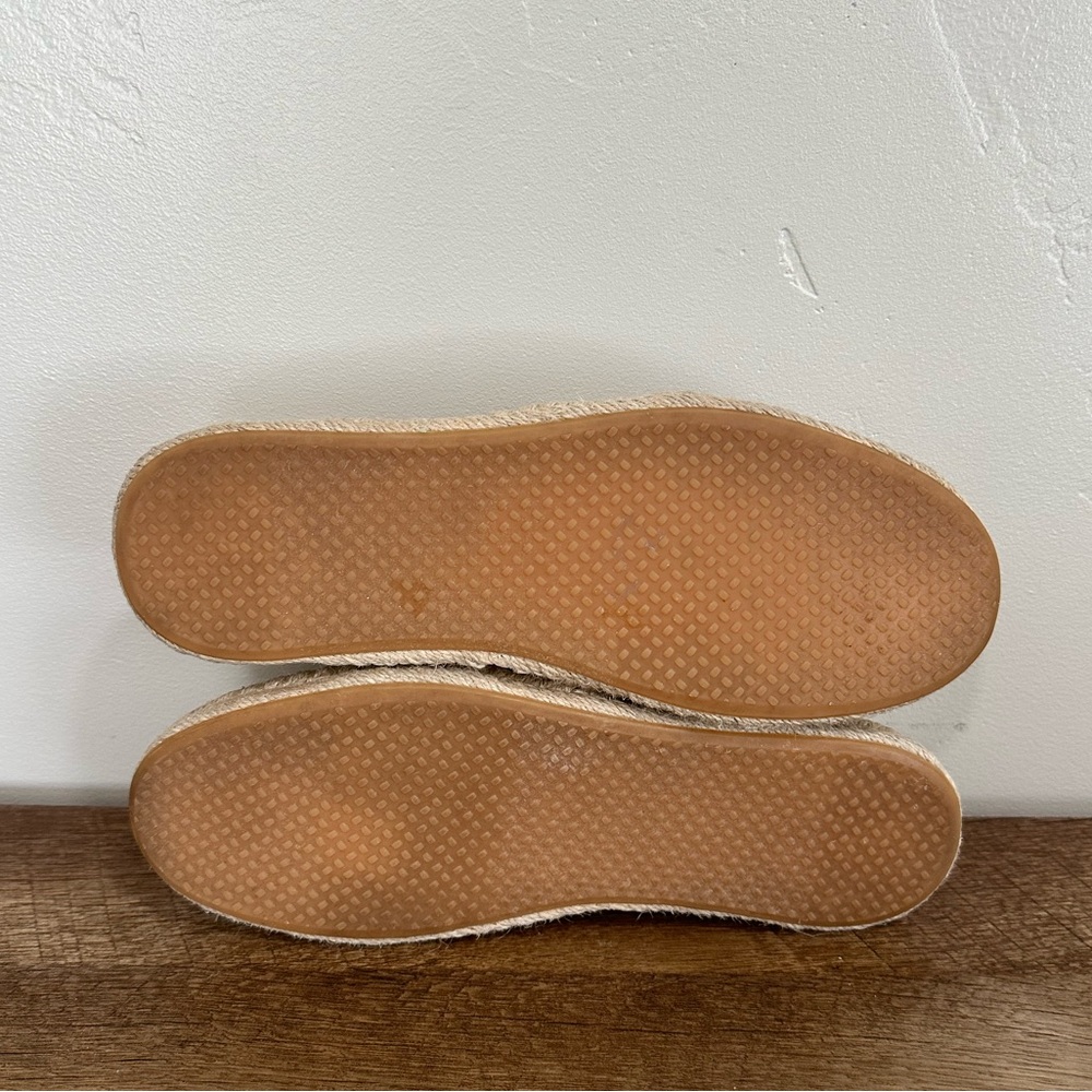 Toms Blue and Yellow Espadrilles with Chevron Pattern Boho - Picture 12 of 12